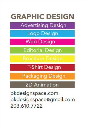 Personal Business Card from College Back